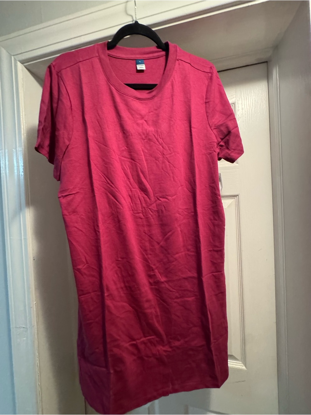 Old Navy T shirt dress.  Fuchsia Short Sleeve Mini Dress